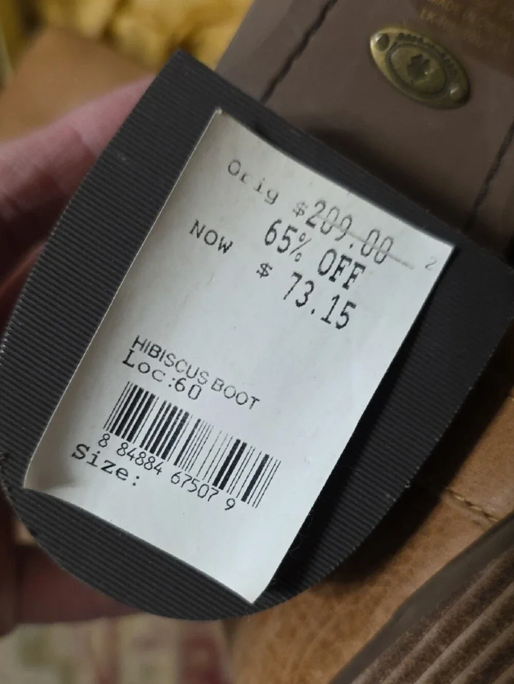 Lucky Brand Tall Leather Riding Boots in Tan Brown